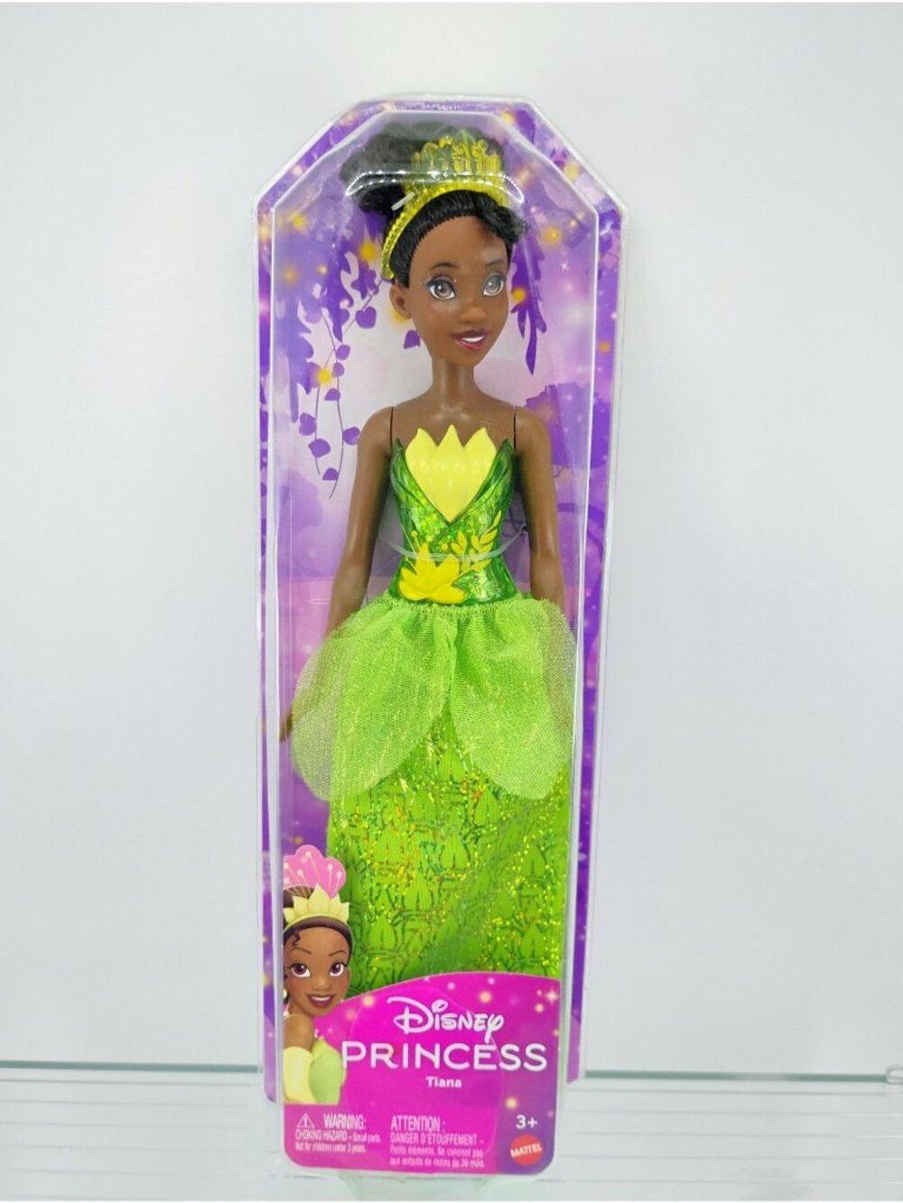 Disney Princess Tiana Doll By Mattel Ages 3+ Royal Green Gown